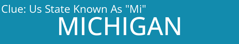 Us State Known As "Mi"