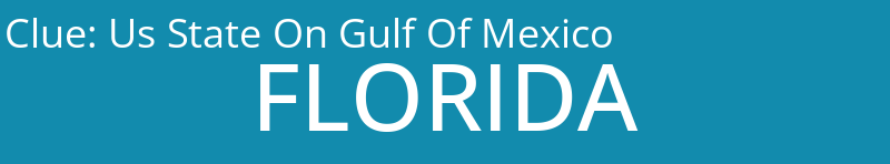 Us State On Gulf Of Mexico