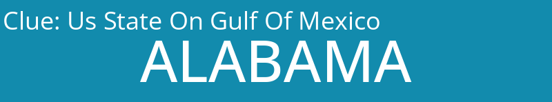Us State On Gulf Of Mexico