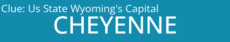 Us State Wyoming's Capital