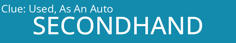 Used, As An Auto