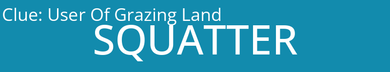 User Of Grazing Land