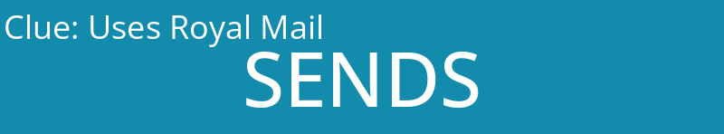 Uses Royal Mail