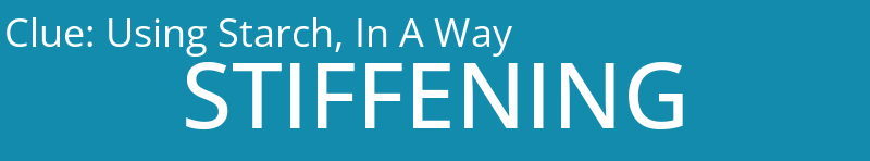 Using Starch, In A Way