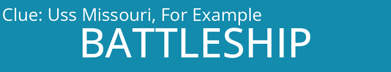 Uss Missouri, For Example