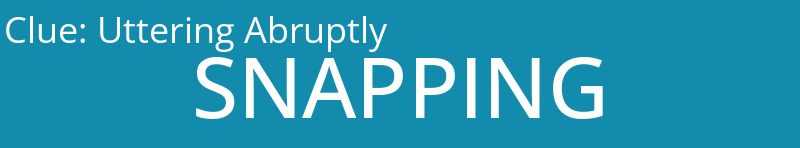 Uttering Abruptly