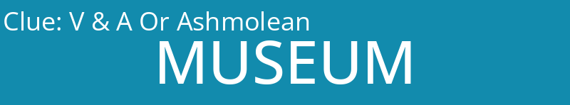 V & A Or Ashmolean