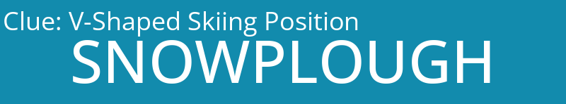 V-Shaped Skiing Position