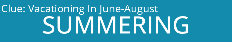 Vacationing In June-August