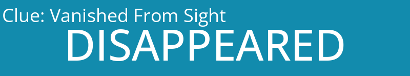 Vanished From Sight