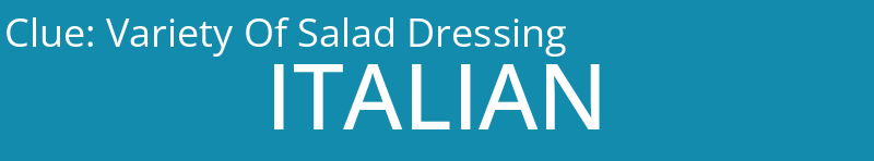 Variety Of Salad Dressing