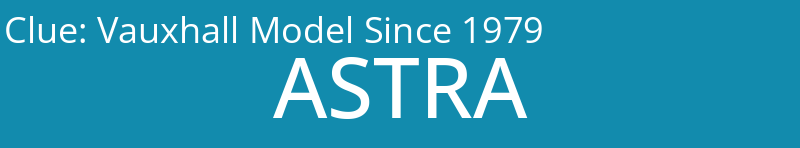 Vauxhall Model Since 1979