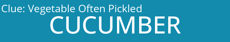 Vegetable Often Pickled