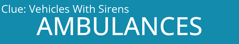 Vehicles With Sirens