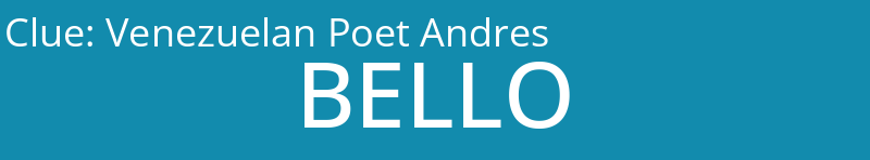 Venezuelan Poet Andres