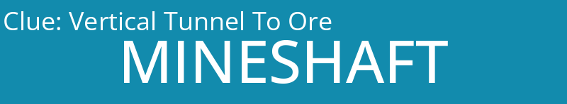 Vertical Tunnel To Ore