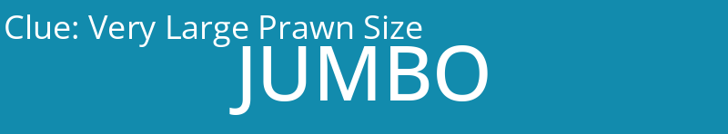 Very Large Prawn Size