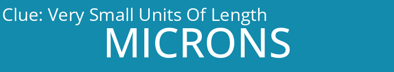 Very Small Units Of Length