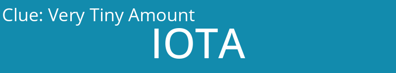Very Tiny Amount