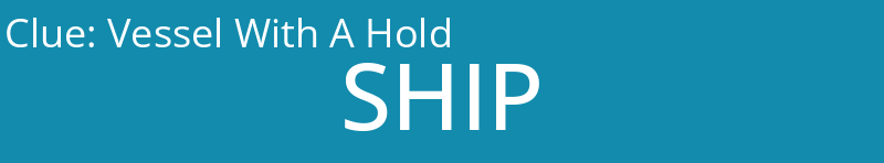 Vessel With A Hold