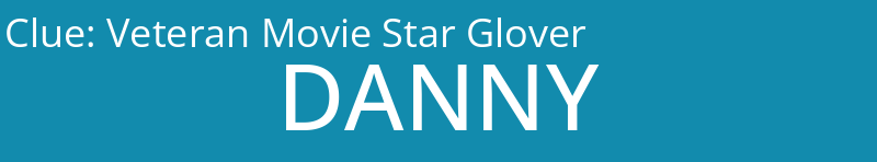 Veteran Movie Star Glover