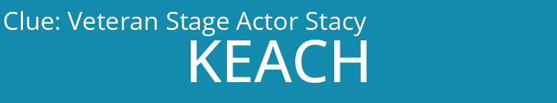 Veteran Stage Actor Stacy