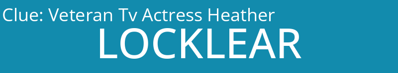 Veteran Tv Actress Heather