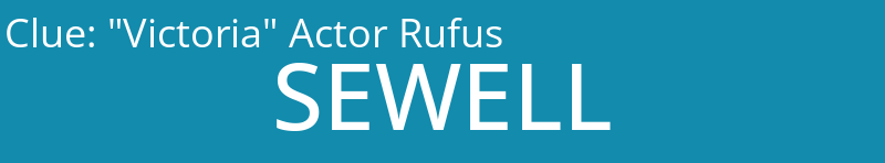 "Victoria" Actor Rufus