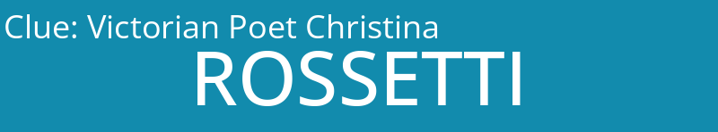 Victorian Poet Christina