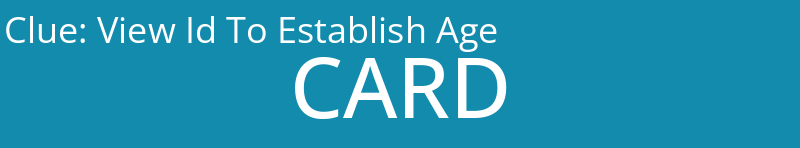 View Id To Establish Age