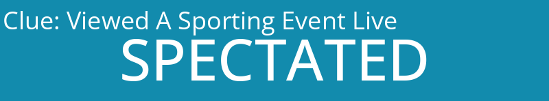 Viewed A Sporting Event Live