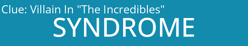 Villain In "The Incredibles"