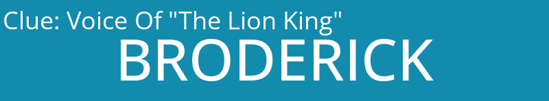 Voice Of "The Lion King"