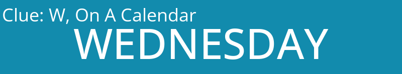 W, On A Calendar