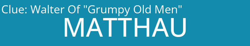 Walter Of "Grumpy Old Men"