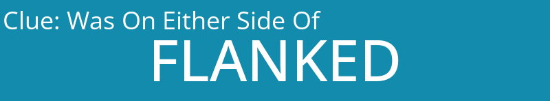 Was On Either Side Of