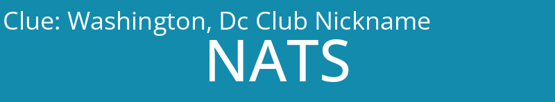 Washington, Dc Club Nickname
