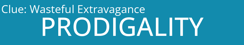 Wasteful Extravagance
