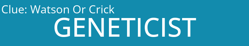 Watson Or Crick