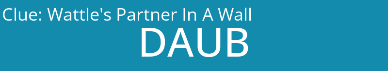 Wattle's Partner In A Wall