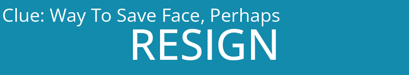 Way To Save Face, Perhaps