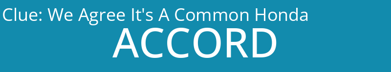 We Agree It's A Common Honda