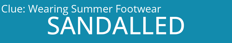 Wearing Summer Footwear