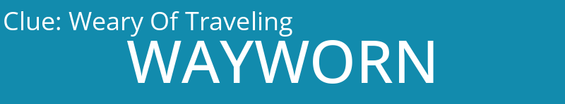 Weary Of Traveling
