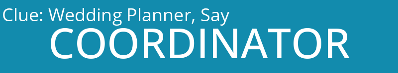 Wedding Planner, Say