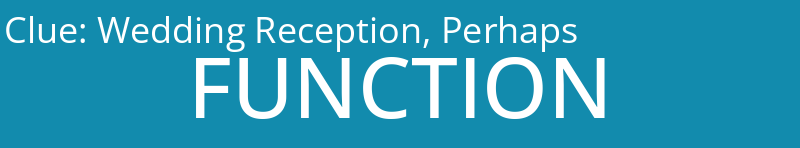 Wedding Reception, Perhaps