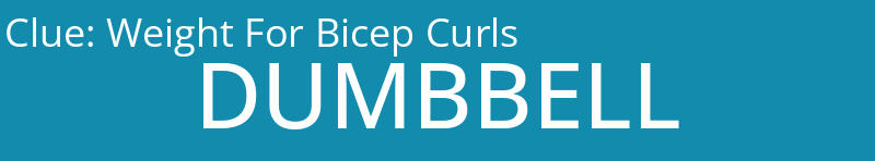 Weight For Bicep Curls