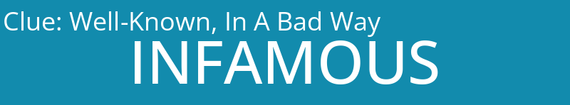Well-Known, In A Bad Way