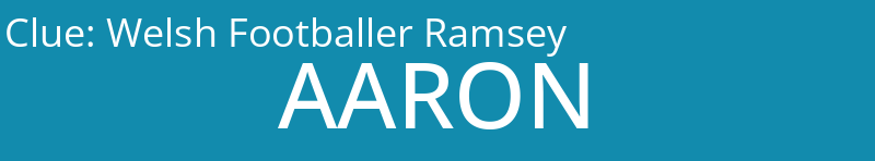 Welsh Footballer Ramsey