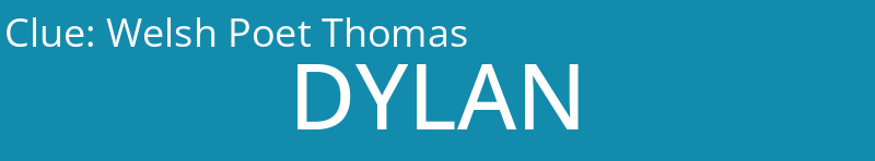 Welsh Poet Thomas